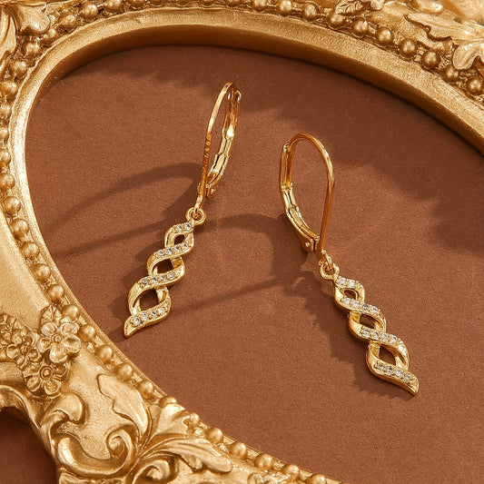 Shimmer Twist Ava Orecchini | Oro