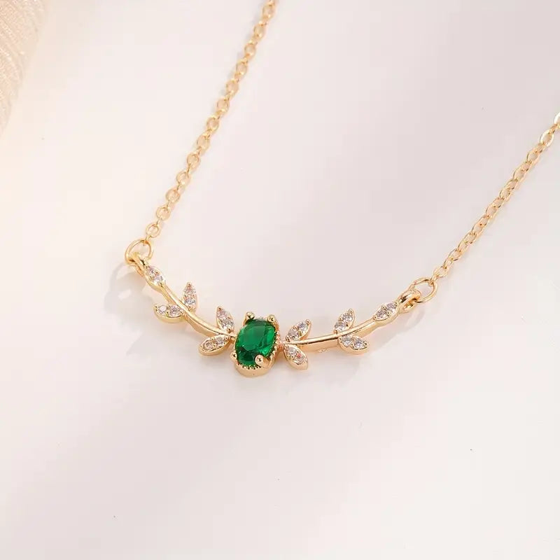 Oro Smeraldo Minimalist Collana