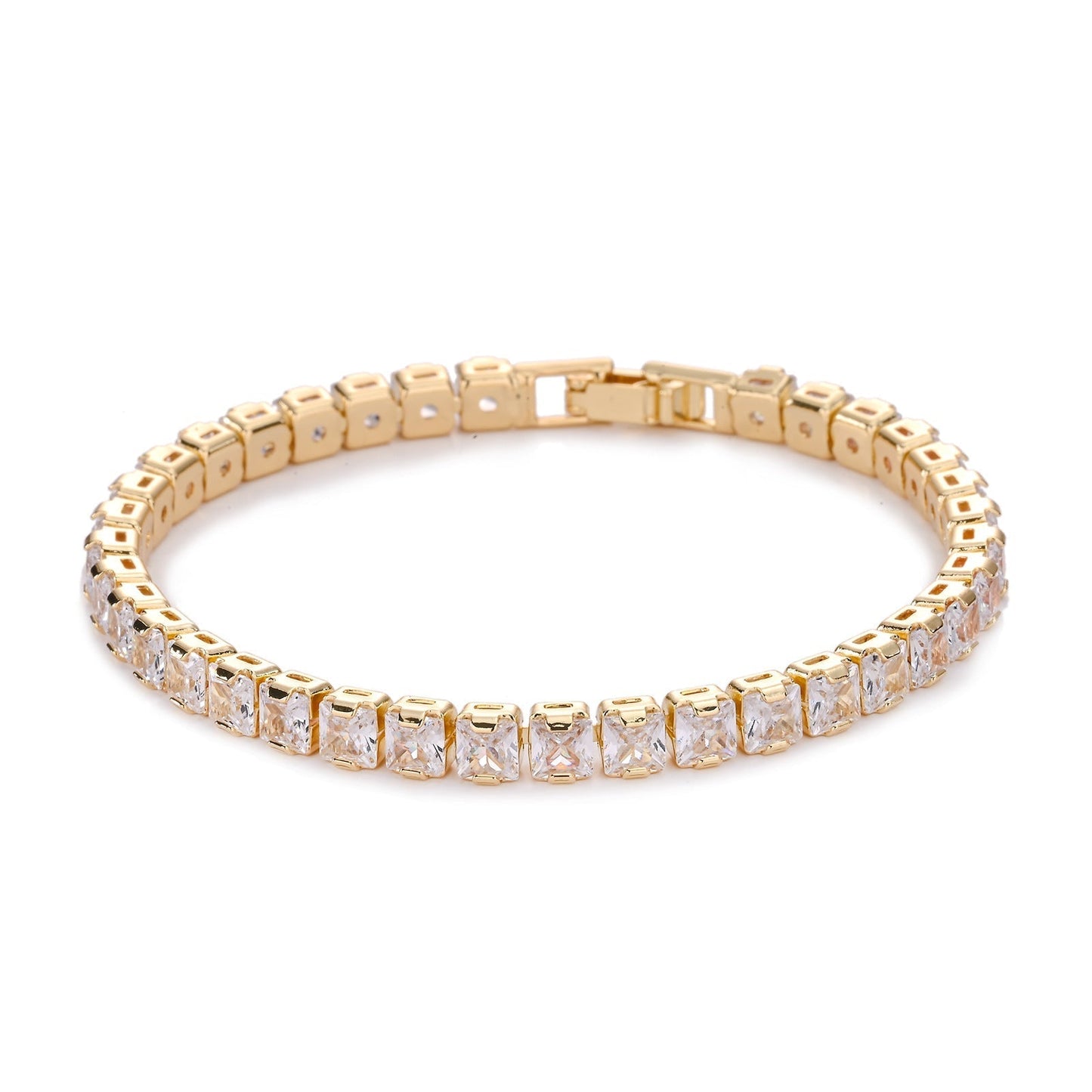 Square Bracciale Tennis | Oro