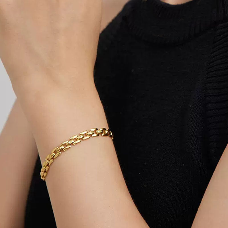 Timepiece Chain Bracciale | Oro