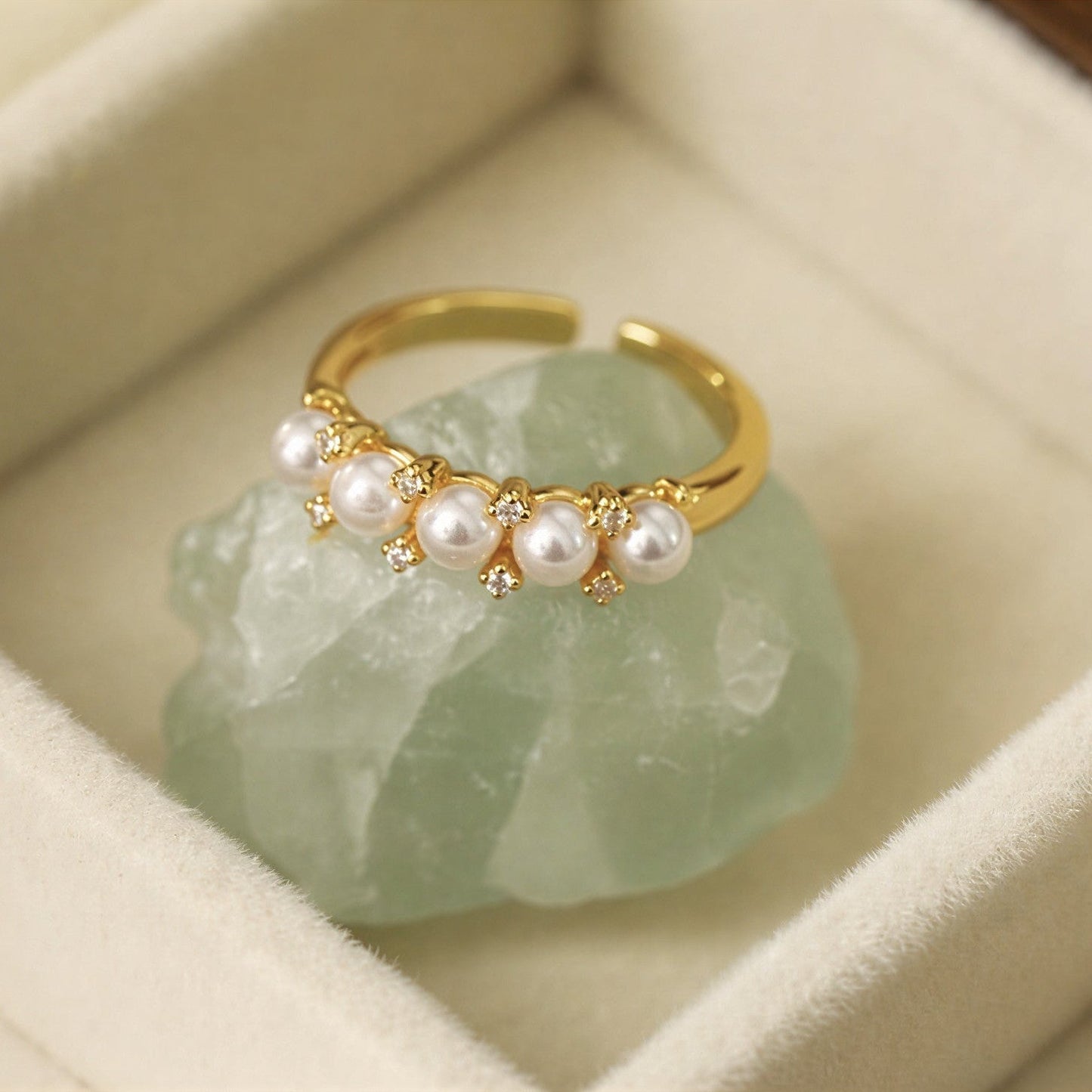 Five Perla Oro Anello