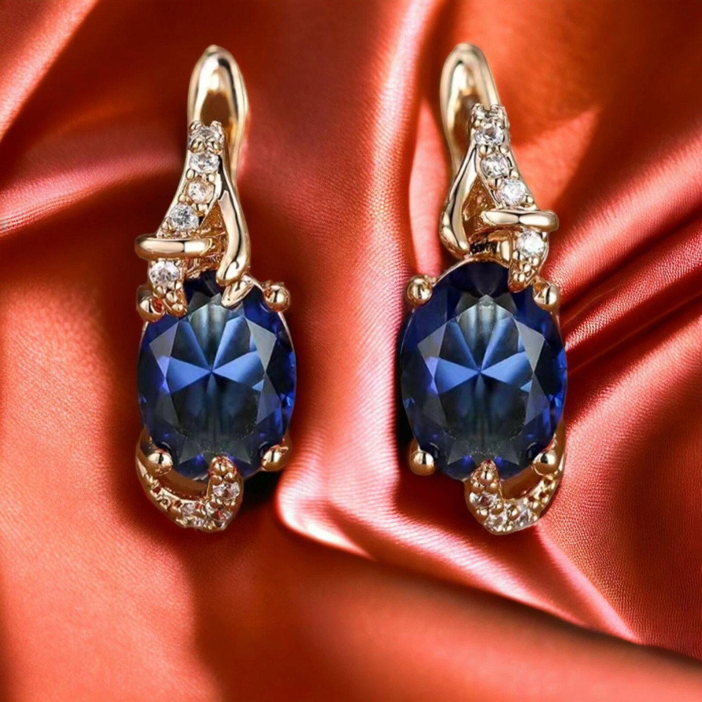 Royal Midnight Orecchini Pendenti | Oro