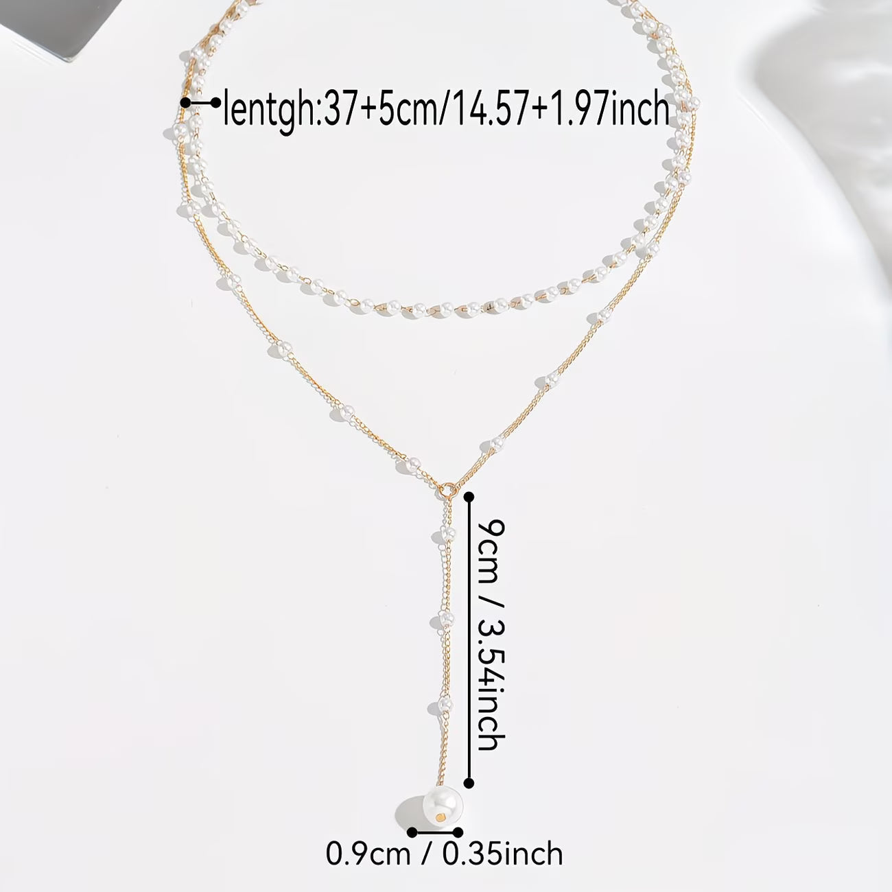 The Graduated Perla Strand Collana