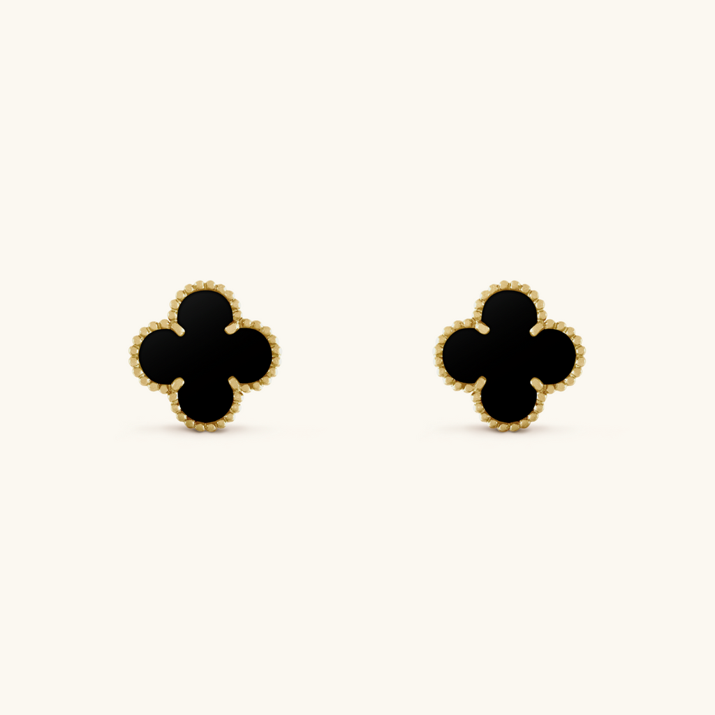 Clover Orecchini Black