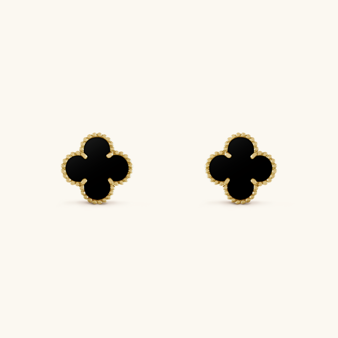 Clover Orecchini Black