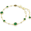 Dainty Smeraldo Bracciale | Oro