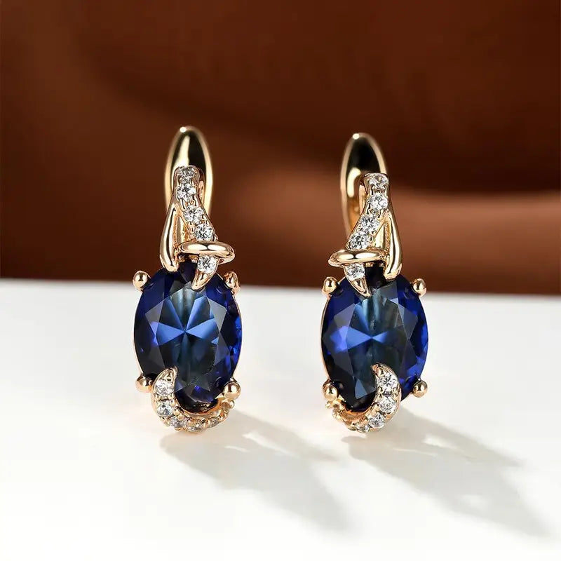 Royal Midnight Orecchini Pendenti | Oro