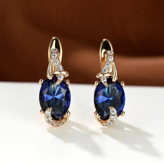 Royal Midnight Orecchini Pendenti | Oro