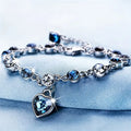 Ocean Cuore Glow Bracciale | Bianco Oro