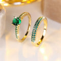 Serena Smeraldo Duo Set Anelli | Oro
