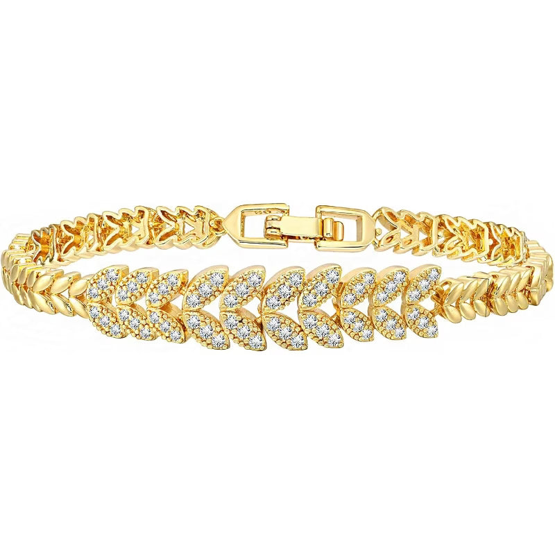 Everleaf Bracciale Tennis | Oro