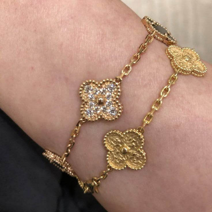Clover Bracciale Diamante