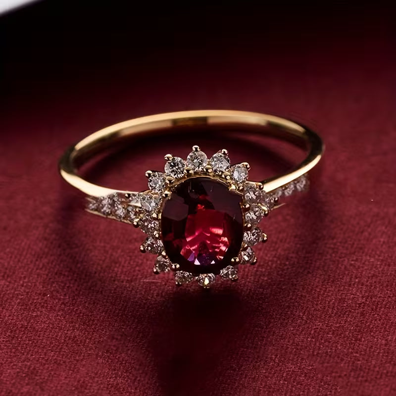 Empress Red Anello | Oro