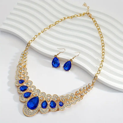 Maevina Zaffiro Set di Gioielli | Oro