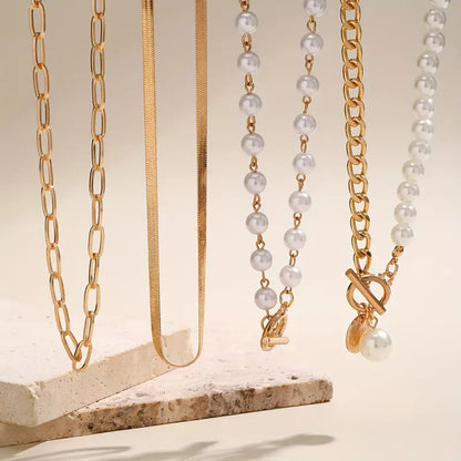 Modern Perla Layered Set Collane