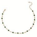 Oro Smeraldo Station Collana