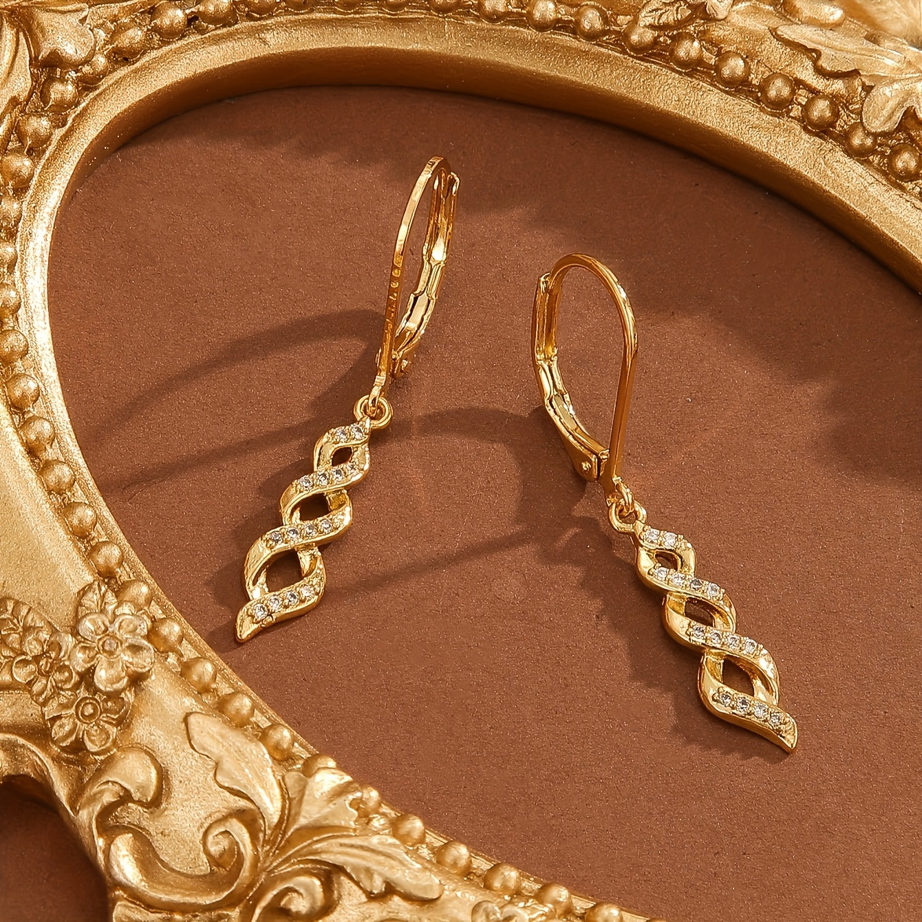 Shimmer Twist Ava Orecchini | Oro