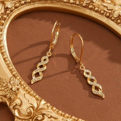 Shimmer Twist Ava Orecchini | Oro