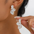 Perla Flower Petal Orecchini