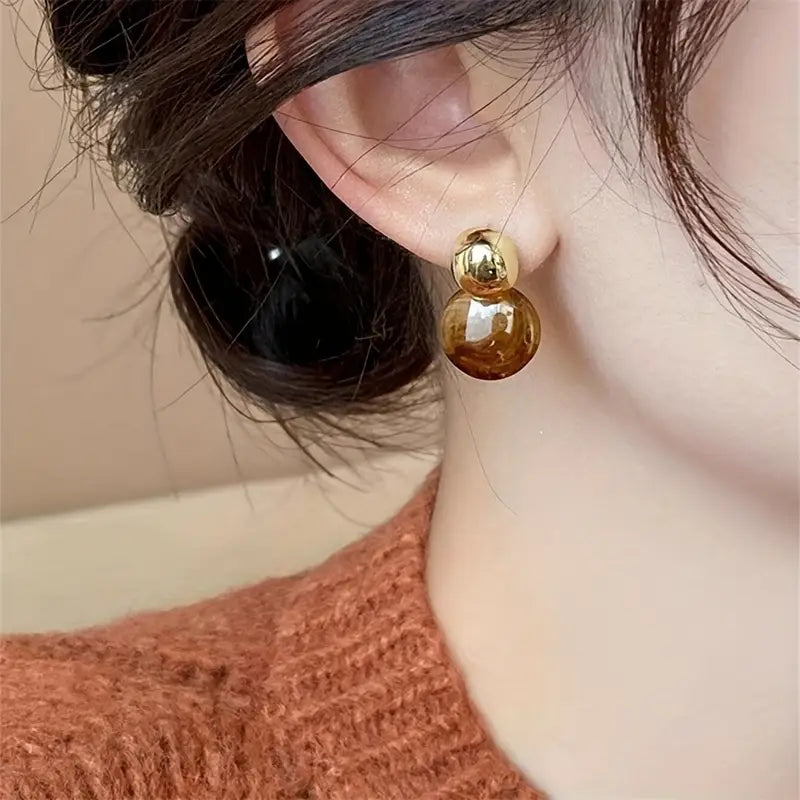 Aurélie Amber Orecchini Pendenti | Oro