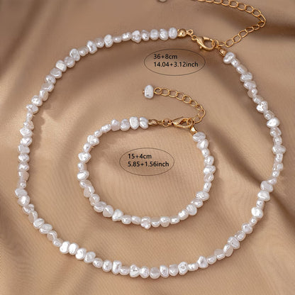 Baroque Collana di Perle & Set Bracciali