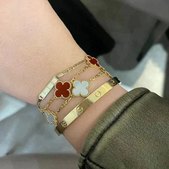 Clover Bracciale Red