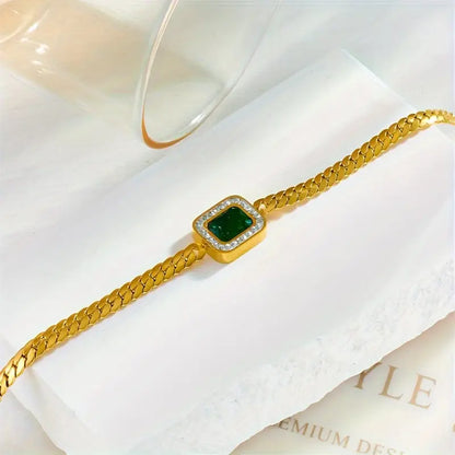 Oro Smeraldo Chain Bracciale
