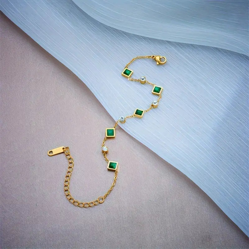 Oro Smeraldo Station Bracciale