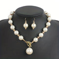 Chunky Perla Statement Set Collane