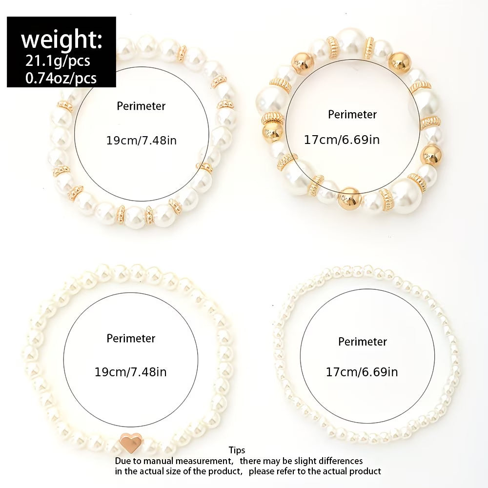 Perla Stacking Set Bracciali of 4