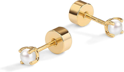 Dainty Perla Studs | Oro