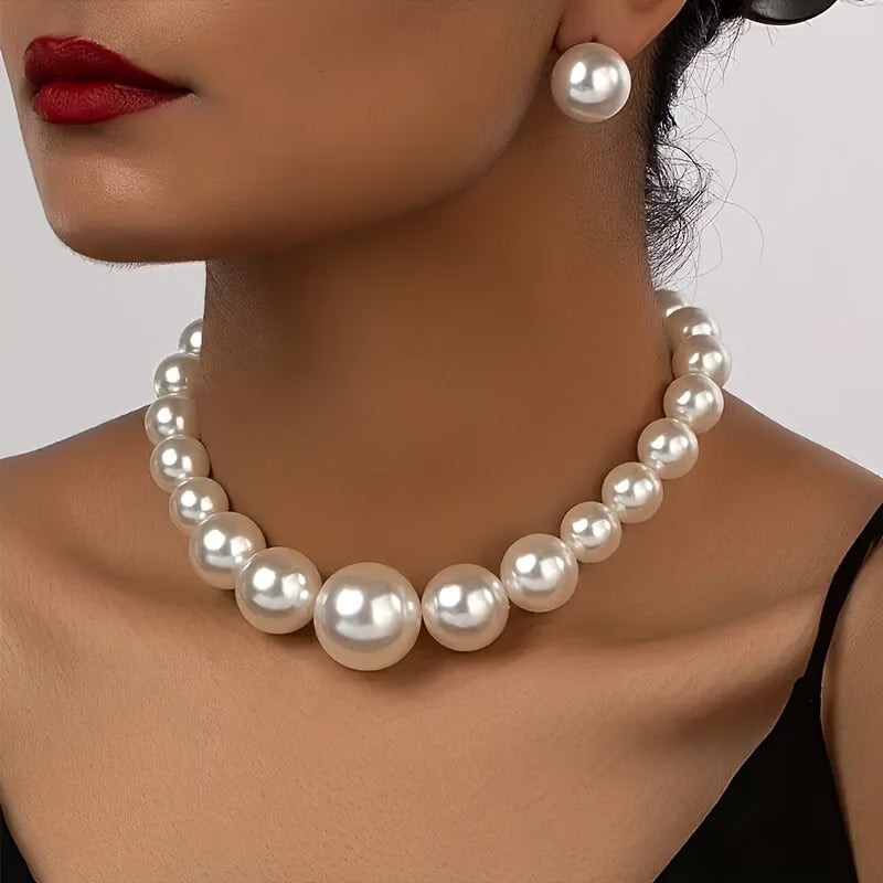 Classic Luxe Set di Gioielli con Perle