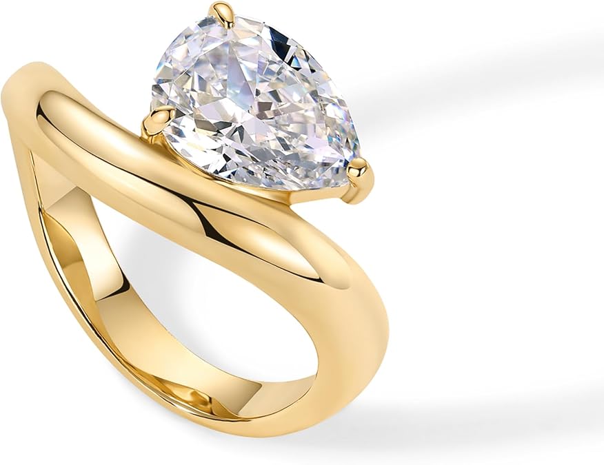 Wavy Promise Anello | Oro