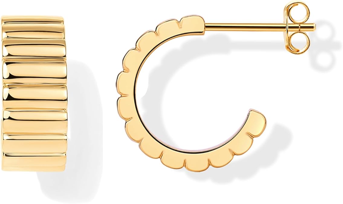 Classic Ridge Orecchini | Oro