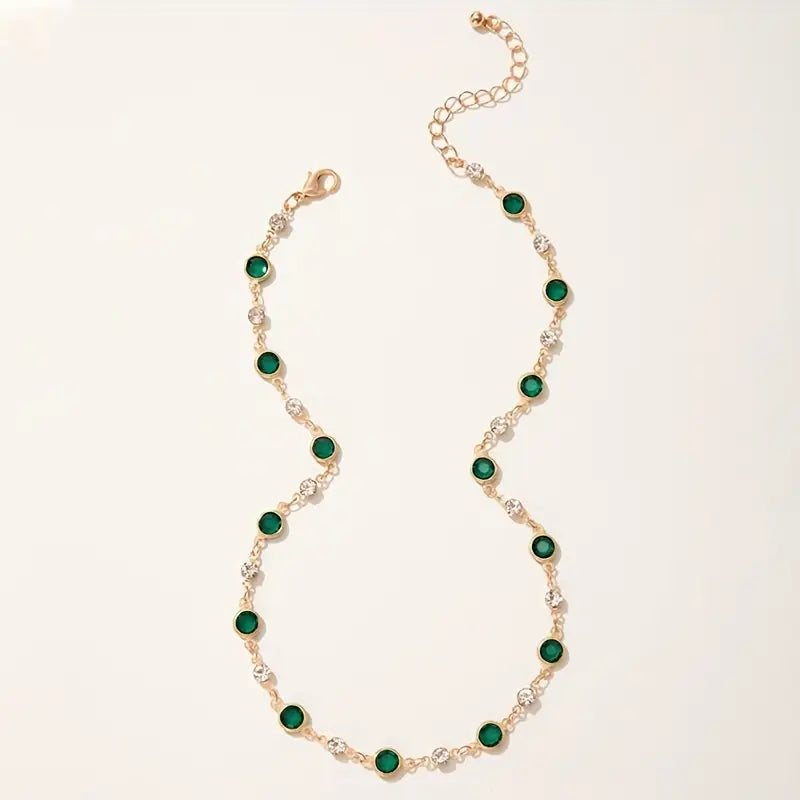 Oro Smeraldo Station Collana