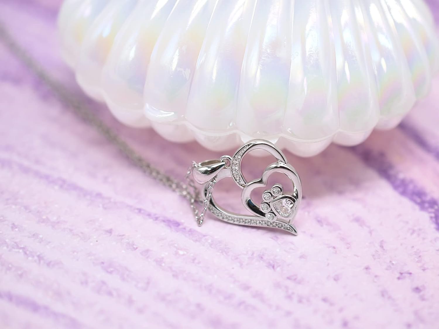 Inolt™ | Paw & Cuore Collana in Argento