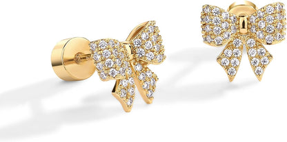 Bow Motif Orecchini | Oro