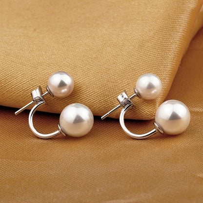 Double Perla Statement Orecchini