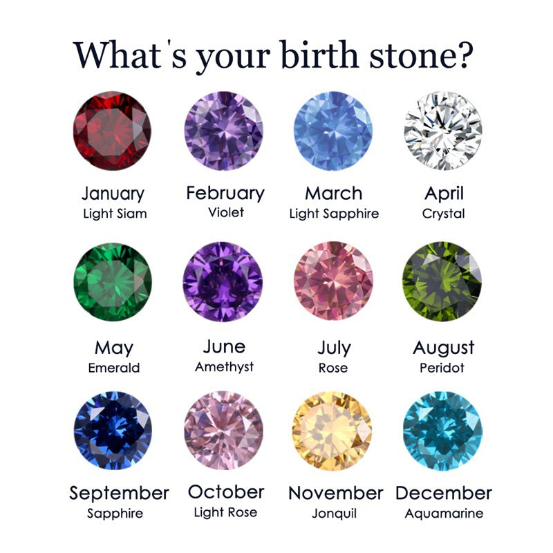 Amelia Birthstone Stacker Anello