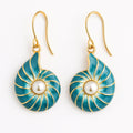 Seashell Perla Oro Orecchini