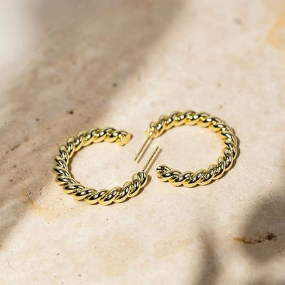 Rope Twist Cerchi | Oro