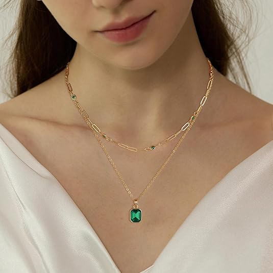 Smeraldo Clover Pendant Collana | Oro