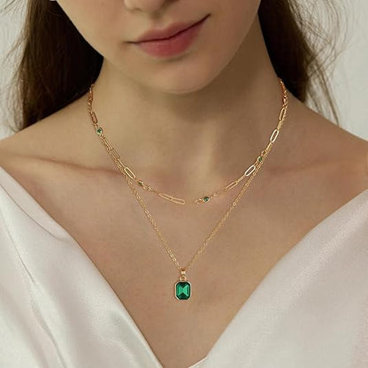 Smeraldo Clover Pendant Collana | Oro