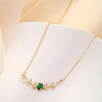 Oro Smeraldo Minimalist Collana