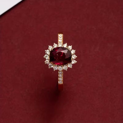 Empress Red Anello | Oro