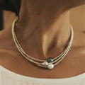 Baroque Perla Layered Collana