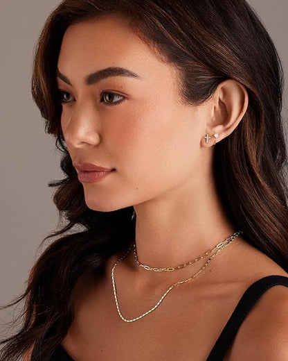 Paved Cross Studs | Oro
