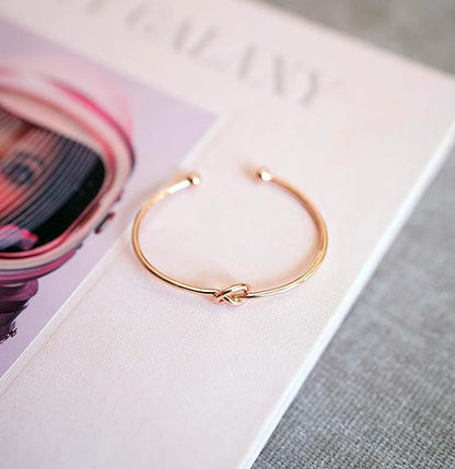 Love Knot Infinity Bracciale | Oro