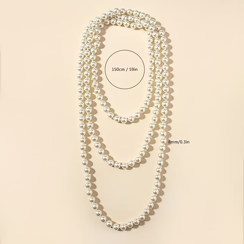 Timeless Double Collana di Perle