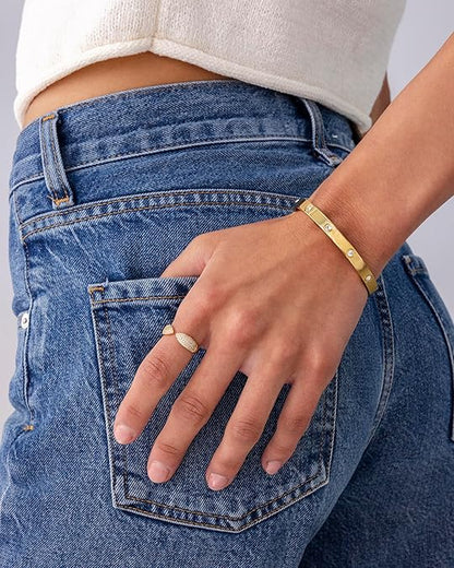 Halo Dot Bracciale | Oro